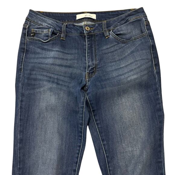 KanCan Women's Dark Wash Stretch Skinny Jeans Size 28 Low Rise Denim - Picture 2 of 6